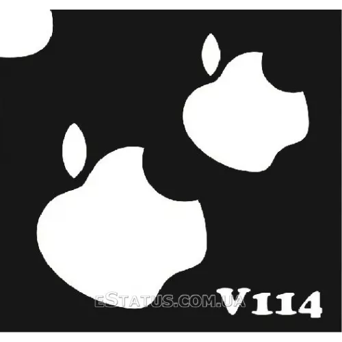 Трафарет для биотату, V 114 Трафарет для биотату, V 114