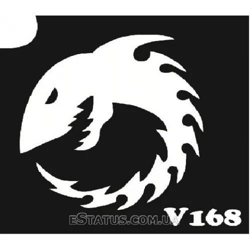Трафарет для биотату, V 168 Трафарет для биотату, V 168