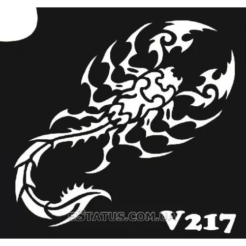 Трафарет для биотату, V 217