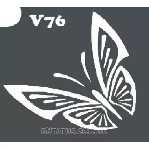 Трафарет для биотату, V 76