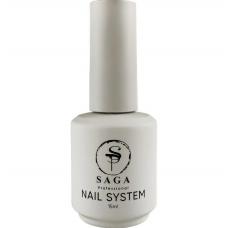 Топ для гель-лака без липкого Saga Professional Top Titanium, 15 мл