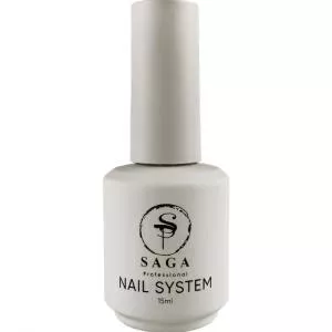 База низкокислотная для гель-лака Saga Professional Rubber Base Strong, 15 мл