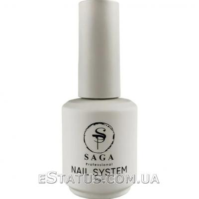 База низкокислотная для гель-лака Saga Professional Rubber Base Strong, 15 мл