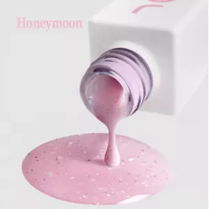 Камуфлирующая база JOIA vegan BB cream base Honeymoon (персиково-розовый с серебряной поталью), 8 мл - Фото 1