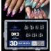 Гелевые типсы Designer 3D Diamond Mix Fast Gel Tips DX2 для наращивания ногтей, 336 шт., 7 форм/уп - Фото 1