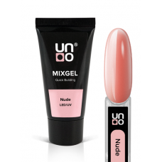 Полиакриловый гель Mixgel для наращивания и укрепления ногтей (нюдовый/nude), 30 мл