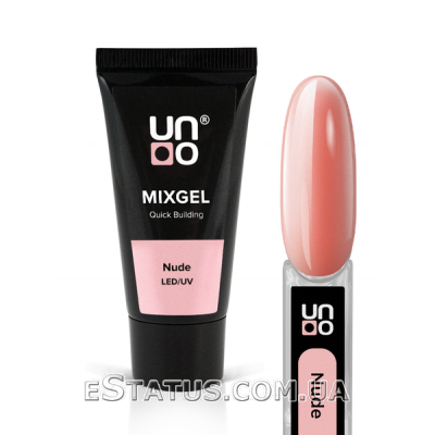 Полиакриловый гель Mixgel для наращивания и укрепления ногтей (нюдовый/nude), 30 мл