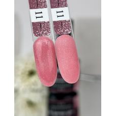Crooz База Base Shimmer by Annushka Moroz №11 (ніжно рожево-малиновий зі срібним шиммером), 8 мл