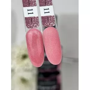 Crooz База Base Shimmer by Annushka Moroz №11 (ніжно рожево-малиновий зі срібним шиммером), 8 мл