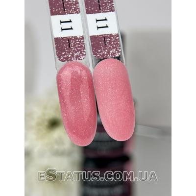 Crooz База Base Shimmer by Annushka Moroz №11 (ніжно рожево-малиновий зі срібним шиммером), 8 мл