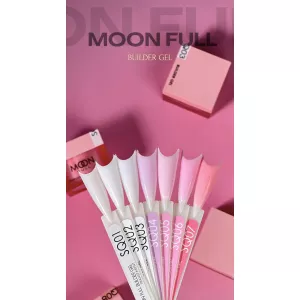 Гель для наращивания Moon Full Builder Gel №SQ 01 (прозрачный), 30 мл - Фото 1