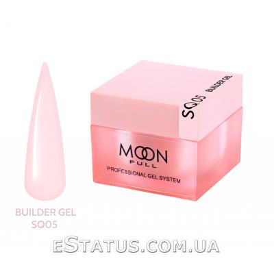 Гель для наращивания Moon Full Builder Gel №SQ 05 (светло-розовый), 30 мл 