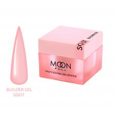 Гель для наращивания Moon Full Builder Gel №SQ 07 (теплый розовый), 30 мл 