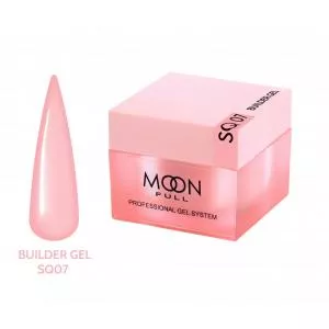 Гель для наращивания Moon Full Builder Gel №SQ 07 (теплый розовый), 30 мл 