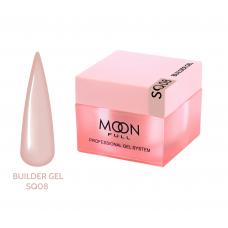 Гель для наращивания Moon Full Builder Gel №SQ 08 (деликатный нюд), 30 мл 