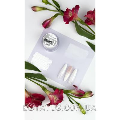 Crooz Гель фарба 5 в 1 Art gel ombre № 01 (молочно-білий), 3 мл