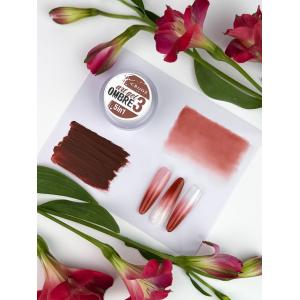 Crooz Гель фарба 5 в 1 Art gel ombre № 03 (винно-червоний), 3 мл