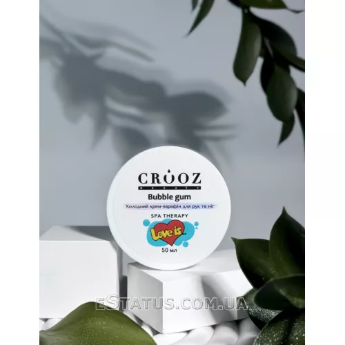 Crooz Холодный крем-парафин для рук и ног Bubble Gum, 50 мл Crooz Холодный крем-парафин для рук и ног Bubble Gum, 50 мл
