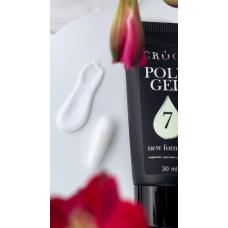 Полигель (акригель) Crooz Polygel NEW FORMULA №07 milk, 30 мл 
