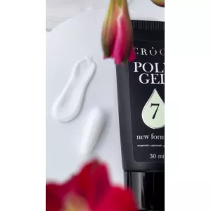 Полигель (акригель) Crooz Polygel NEW FORMULA №07 milk, 30 мл 