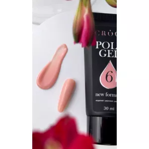 Полигель (акригель) Crooz Polygel NEW FORMULA №06 nude, 30 мл 