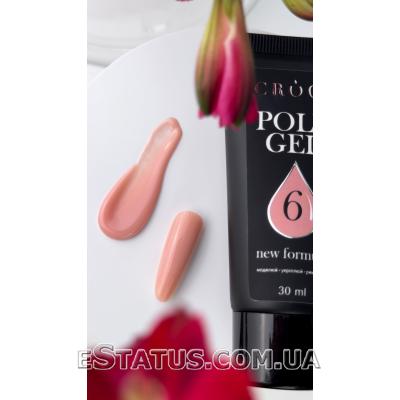 Полигель (акригель) Crooz Polygel NEW FORMULA №06 nude, 30 мл 