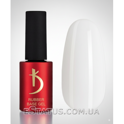 Цветная база Kodi Rubber base gel Milky (молочная), 7 мл 