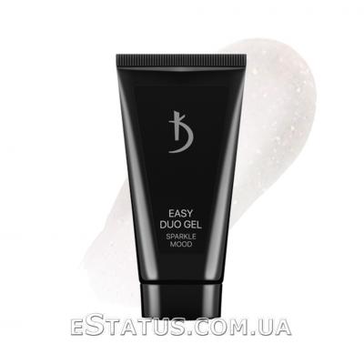 Полигель (Акрил-гель) Kodi Easy Duo Gel Sparkle Mood №1 (молочно-белый с мерцанием), 30 мл