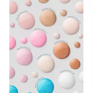 Полигель (Акрил-гель) Kodi Easy Duo Gel Sparkle Mood №3 (розово-бежевый с мерцанием), 30 мл - Фото 4