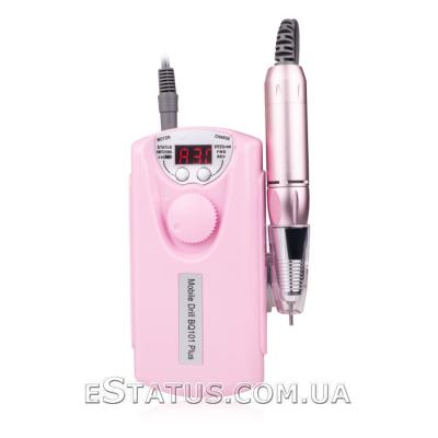 Фрезер для маникюра Mobile Drill BQ-101 PINK, 45 Вт та 35 об/м 