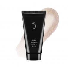 Полигель (Акрил-гель) Kodi Easy Duo Gel Sparkle Mood №4 (бежевый с мерцанием), 30 мл 