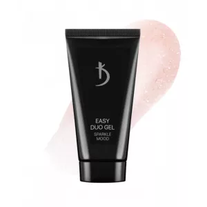 Полигель (Акрил-гель) Kodi Easy Duo Gel Sparkle Mood №6 (нежный персиковый с розовым сиянием), 30 мл 