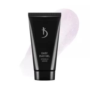 Полигель (Акрил-гель) Kodi Easy Duo Gel Sparkle Mood №7 (светло-сиреневый с голографическим сиянием), 30 мл 