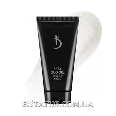 Полигель (Акрил-гель) Kodi Easy Duo Gel Sparkle Mood №8 (молочный с розовым сиянием), 30 мл