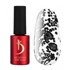 Kodi Lace No Sticky Top coat with UV (кружевной топ без липкого слоя с УФ-фильтрами), 7 мл