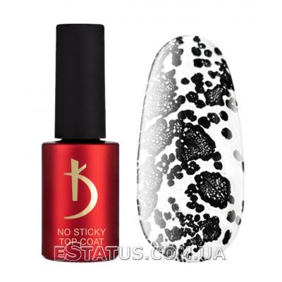 Kodi Lace No Sticky Top coat with UV (кружевной топ без липкого слоя с УФ-фильтрами), 7 мл