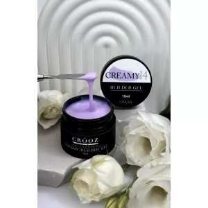 Гель для нарощування Creamy Builder Gel Crooz №14 (світло-ліловий), 30 мл - Фото 2