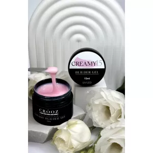Гель для нарощування Creamy Builder Gel Crooz №15 (блідо-рожевий), 15 мл Гель для нарощування Creamy Builder Gel Crooz №15 (блідо-рожевий), 15 мл - Фото 1