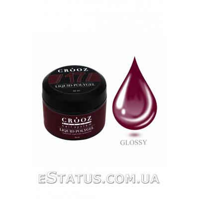 Жидкий полигель Crooz Liquid Polygel №17 (бордовый), 30 мл