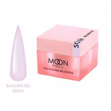 Гель для наращивания Moon Full Builder Gel №SQ 04 (молочно-лавандовый), 30 мл 