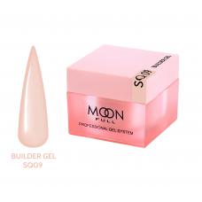 Гель для наращивания Moon Full Builder Gel №SQ 09 (нежно-бежевый), 30 мл 