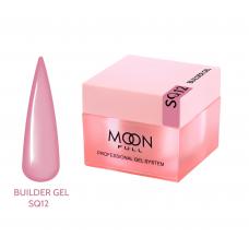 Гель для наращивания Moon Full Builder Gel №SQ 12 (пастельно-розовый), 30 мл 