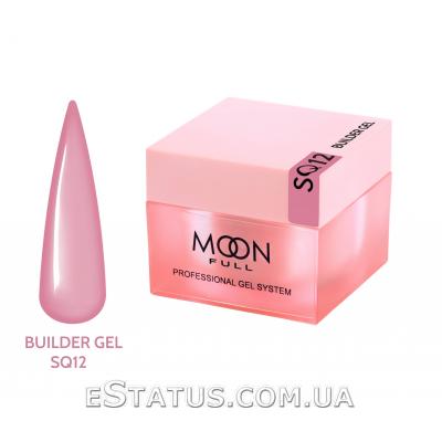 Гель для наращивания Moon Full Builder Gel №SQ 12 (пастельно-розовый), 30 мл 
