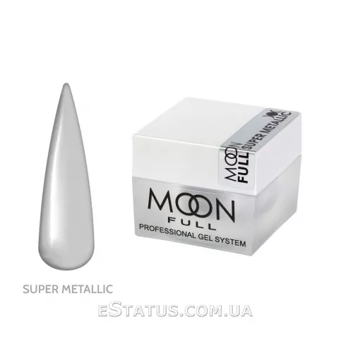 Паста для дизайна ногтей Moon Full Pasta Super Metallic №01, 5 мл Паста для дизайна ногтей Moon Full Pasta Super Metallic №01, 5 мл