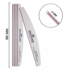 Пилка для ногтей Designer полумесяц, 180/240