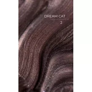 Гель лак Saga Dream Cat №2 (шелковый кошачий глаз), 10 мл - Фото 2