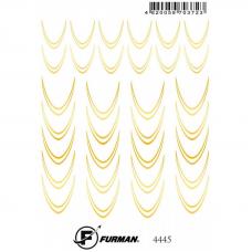 Слайдер-дизайн фольгированный F-4445