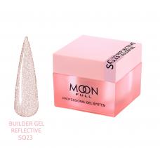 Гель для наращивания Moon Full Reflective Builder GeI №SQ 23 (светоотражающий), 30 мл 