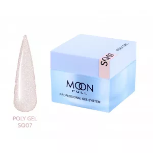 Полигель для наращивания ногтей Moon Full Poly Gel № SQ 07, 30 мл 