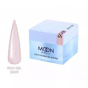 Полигель для наращивания ногтей Moon Full Poly Gel № SQ 09, 30 мл 